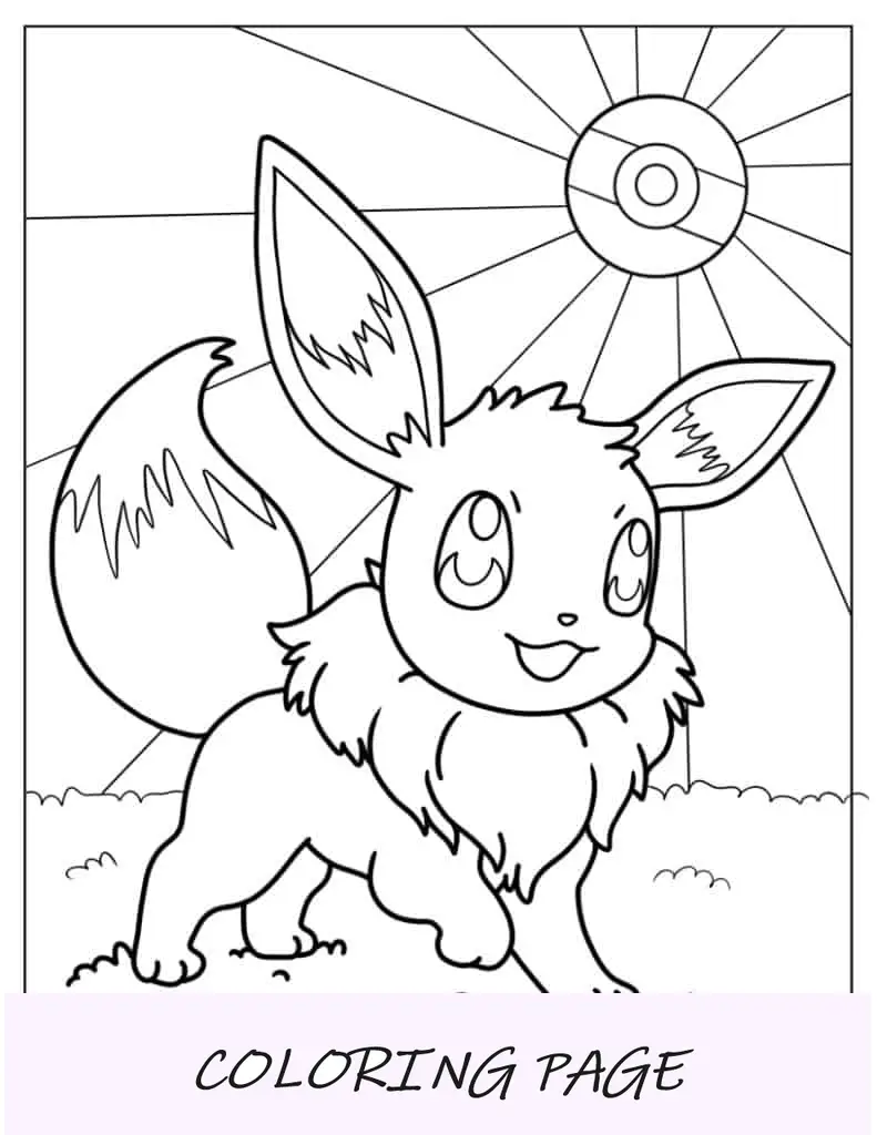Eevee embaixo da Pokébola