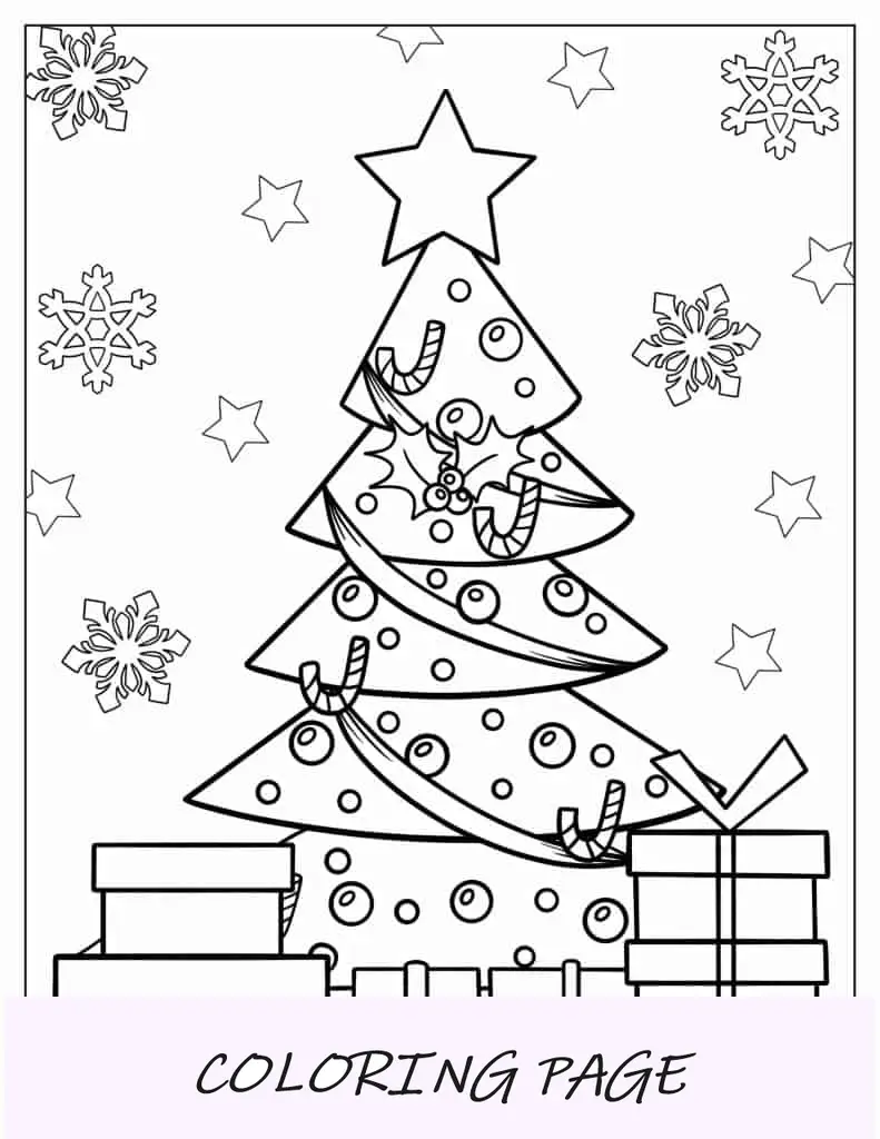 árbol de navidad con regalos