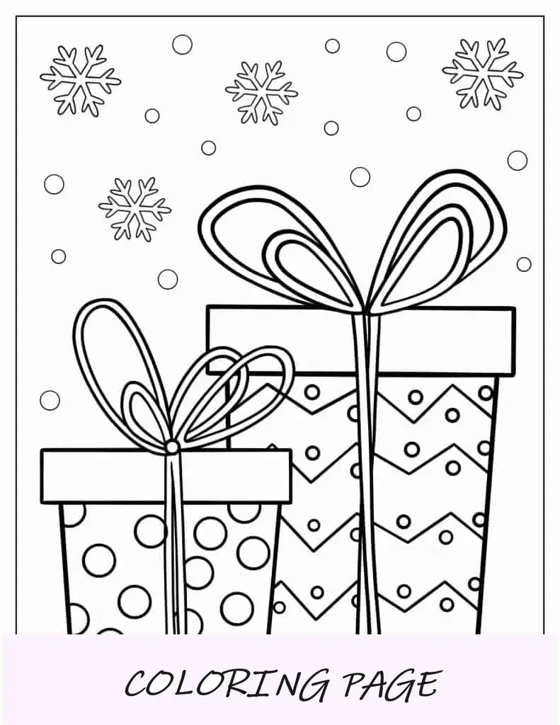 Regalos de Navidad envueltos con lazos