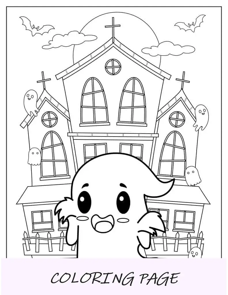 Página-para-colorear-fantasma-estético