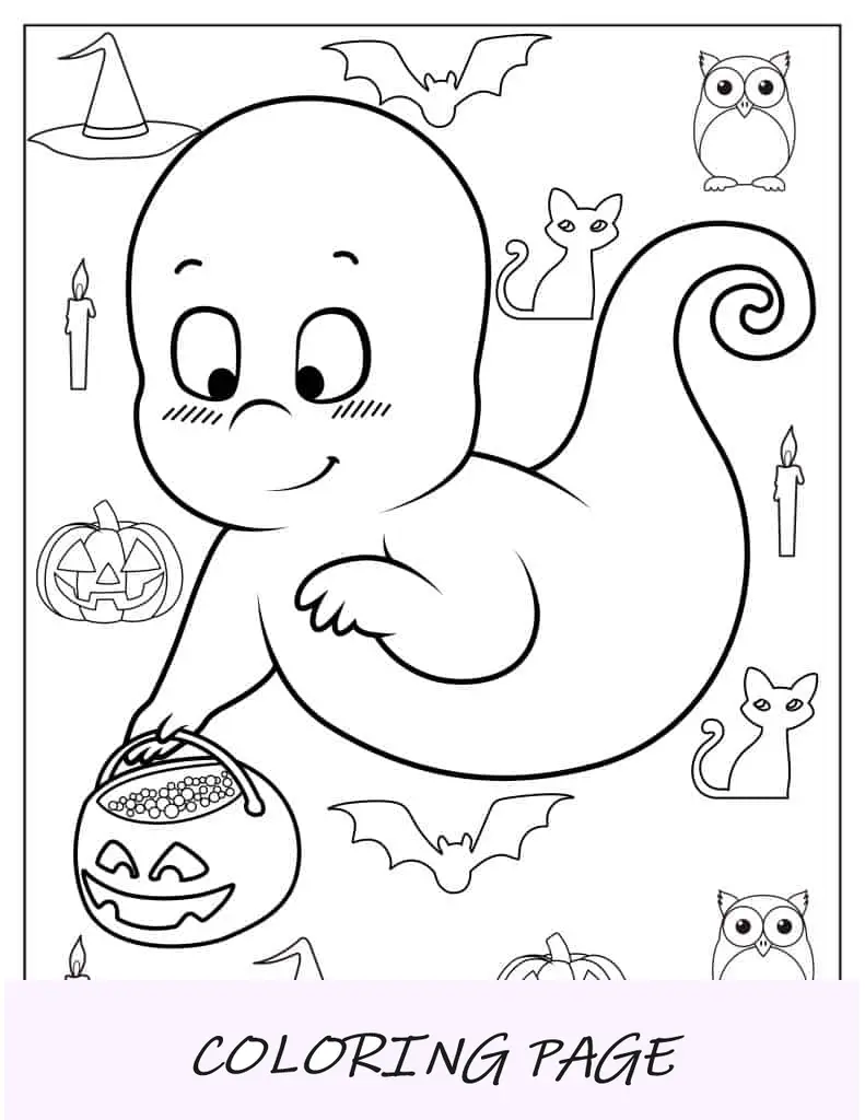 Linda-hoja-para-colorear-de-Casper-el-fantasma