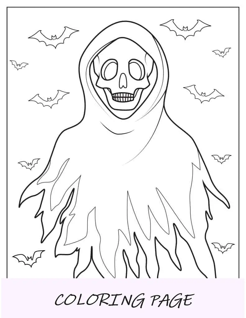 Fantasma-realista-con-cabeza-de-calavera-a-color
