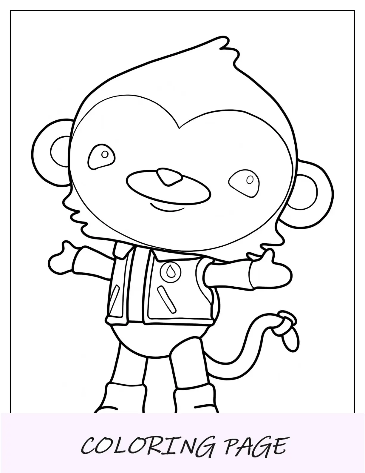 Desenho de Octonautas para colorir Polvo