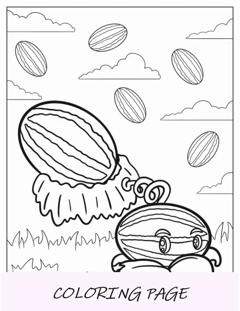 Melão Pult Para Colorir