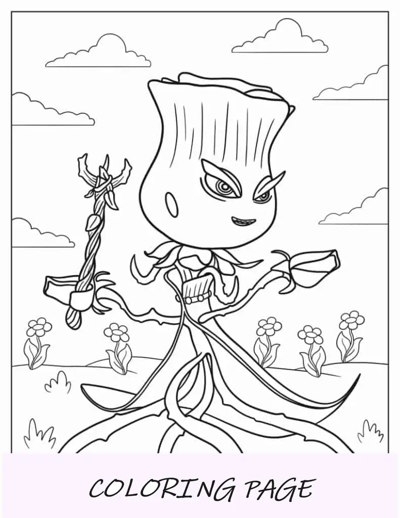 Rosa de Plantas Vs Zumbis
