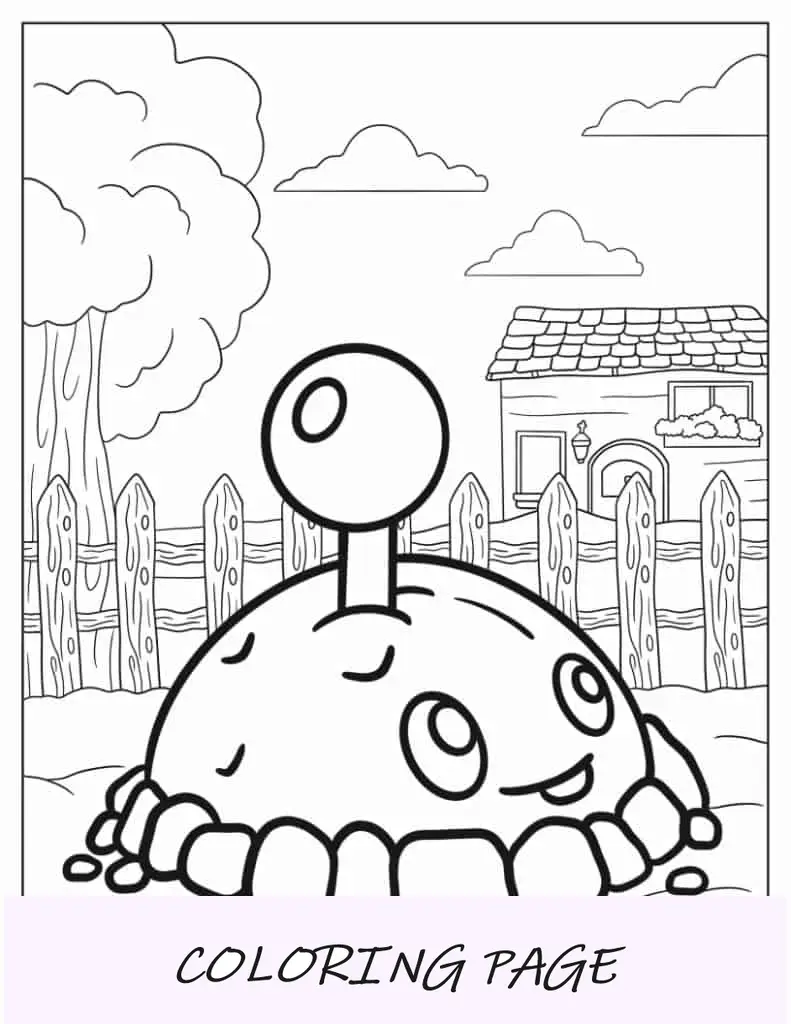 Mina de batata de Plants Vs Zombies