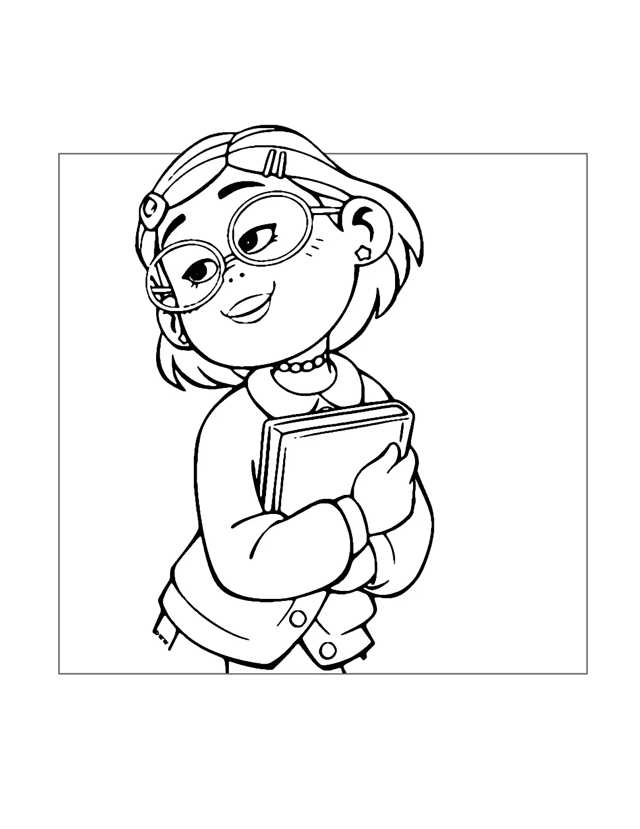 Cute Meilin Lee Coloring Page