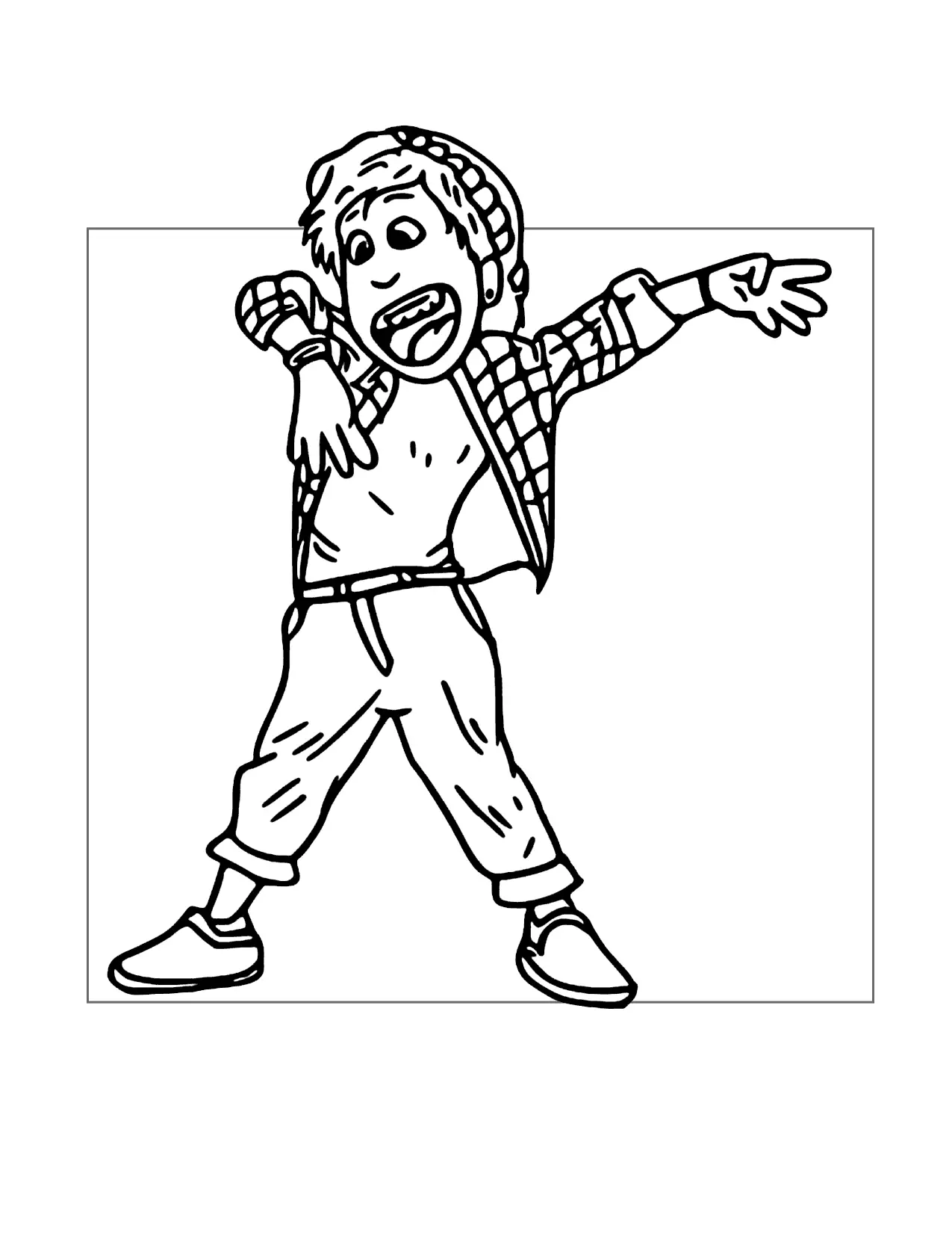 Miriam Turning Red Coloring Page