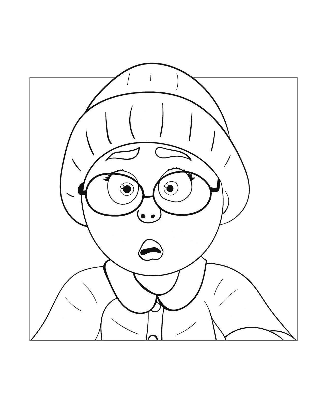 Mei Covers The Panda Coloring Page
