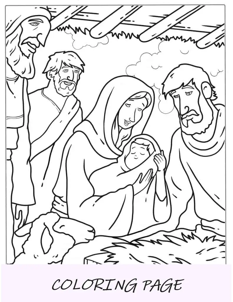 Gesù Bambino con la Vergine Maria e i tre re
