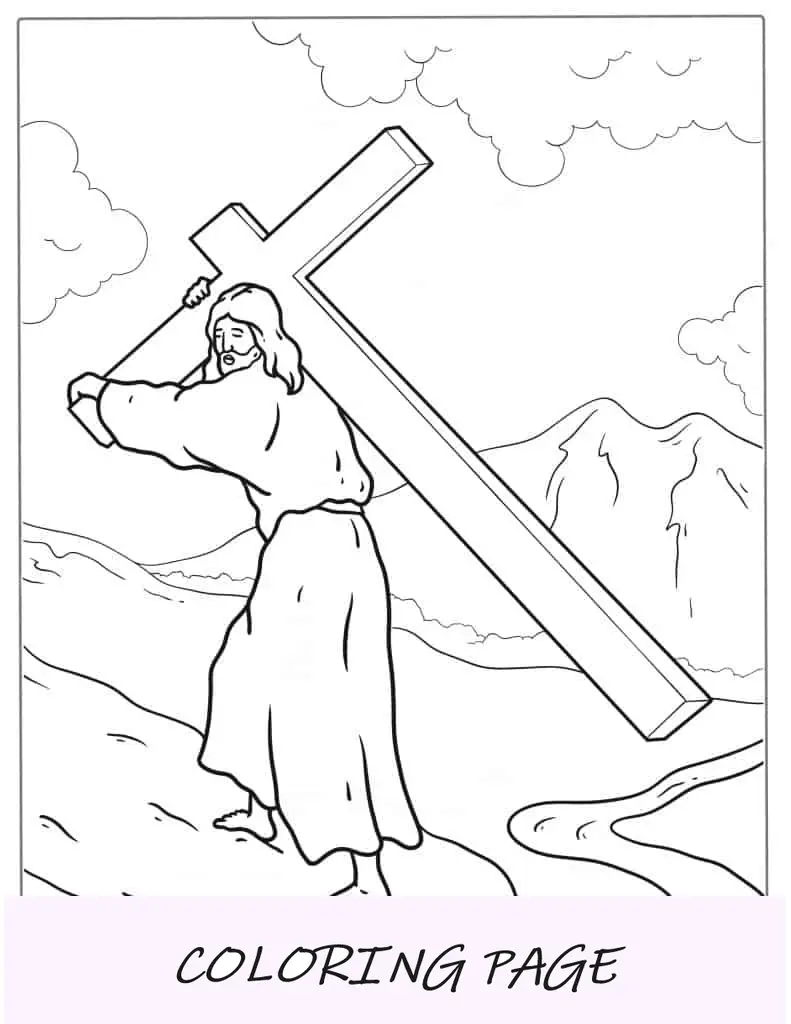 Gesù Cristo che porta la croce