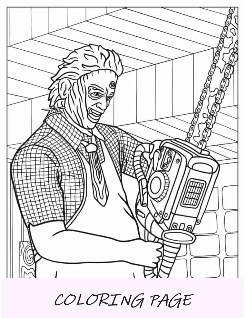 Leatherface do massacre da serra elétrica no Texas