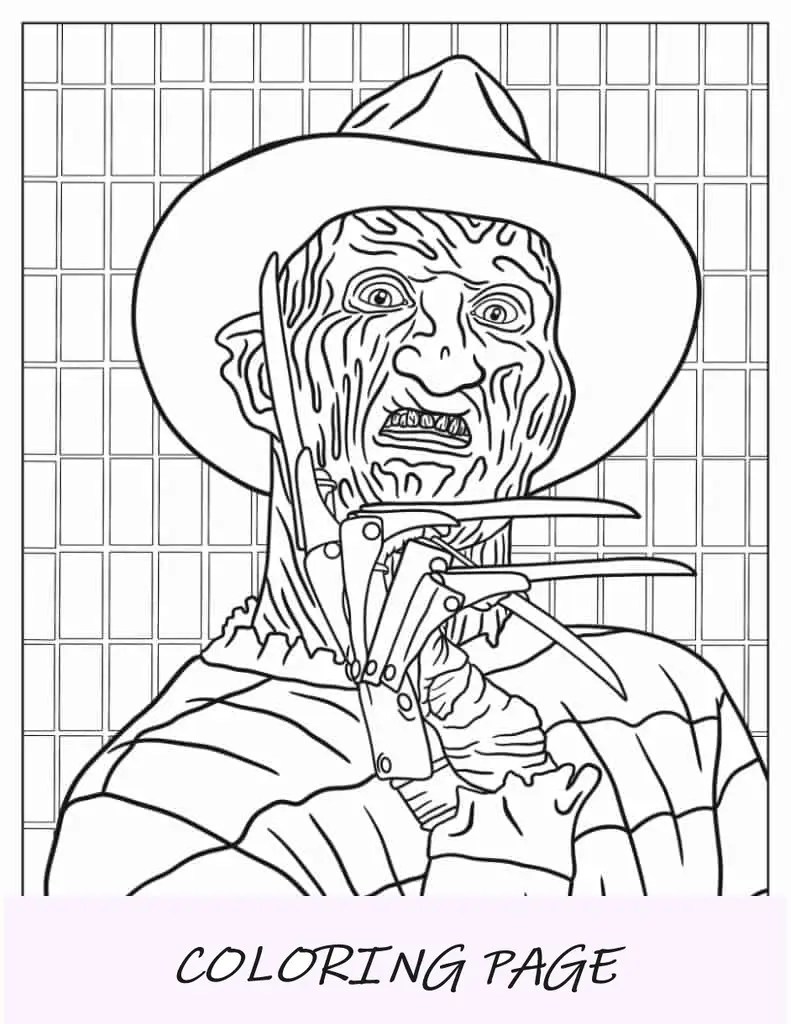 Ícone de terror Freddy de Nightmare On Elm Street