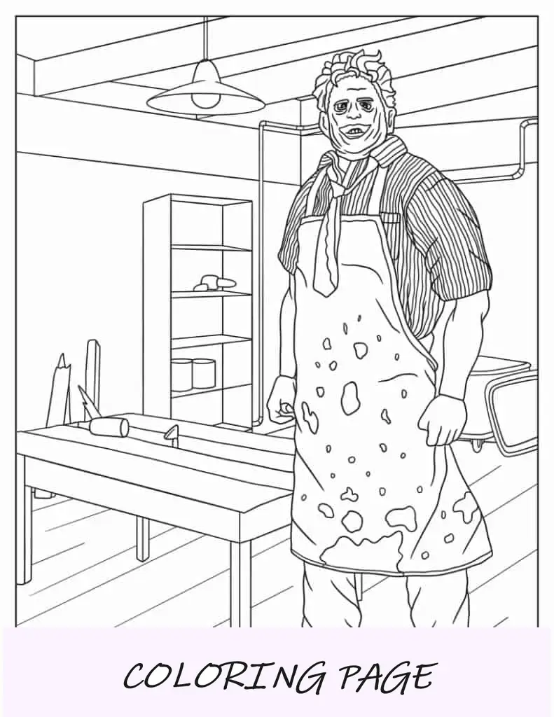 Personagem de terror Leatherface