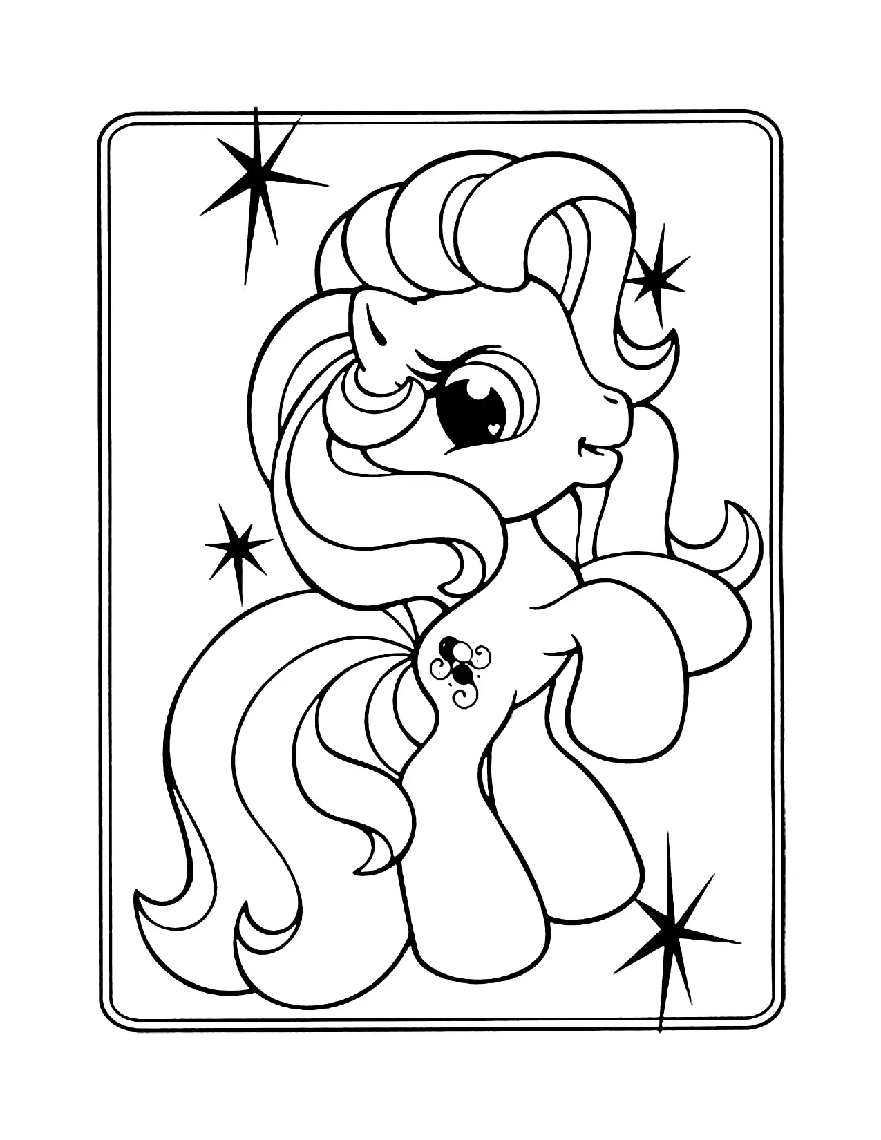 Mlp Pinkie Pie Old School Coloring Page