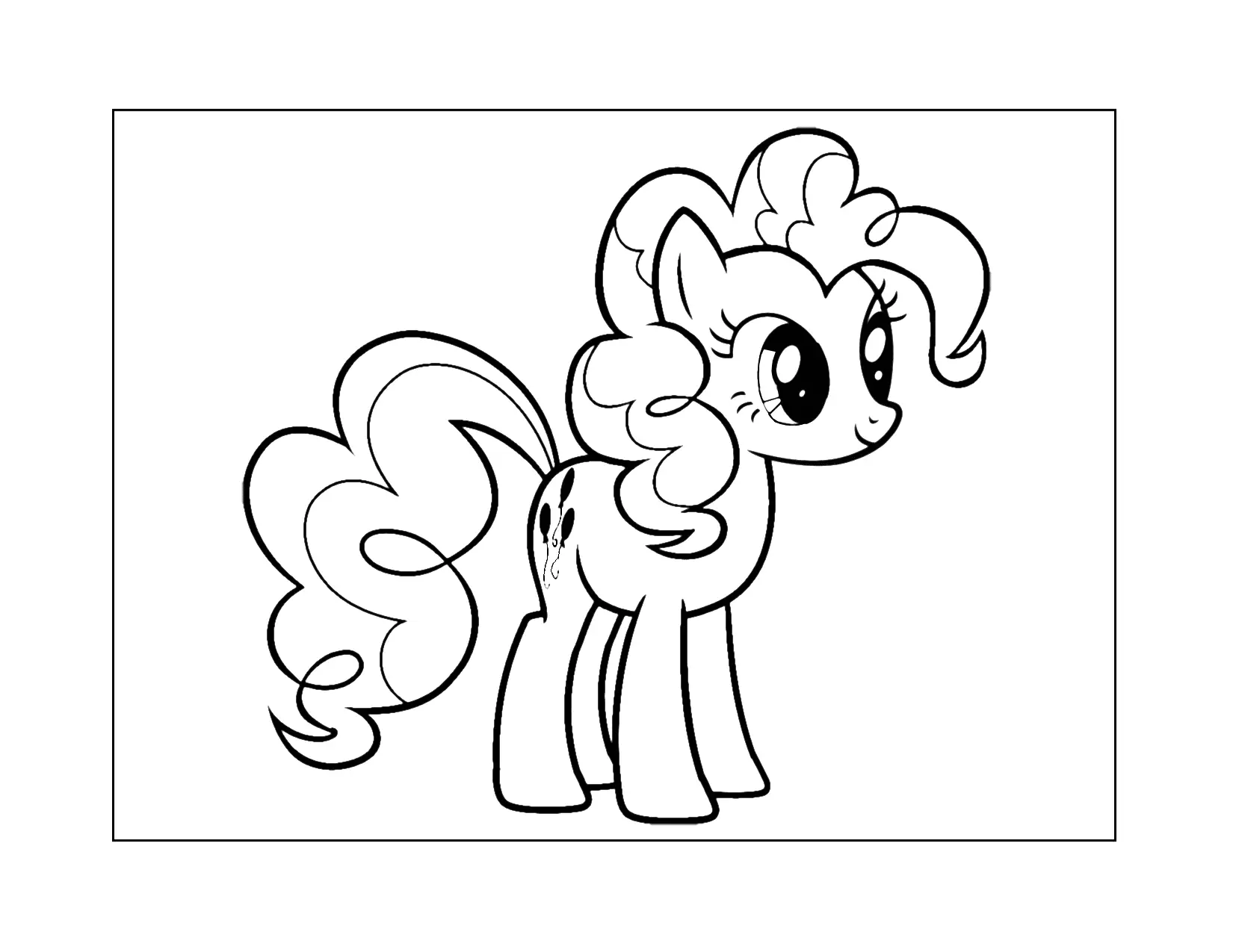 My Little Pony Pinkie Pie Coloring Page