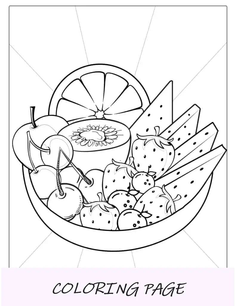 Orange, Apfel, Wassermelone und Trauben in der Schüssel