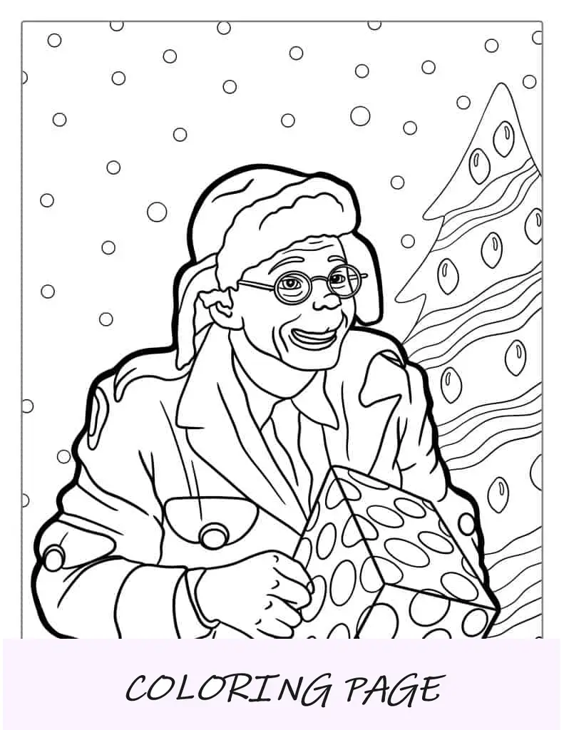 Lou Lou Who, personagem do Grinch para colorir