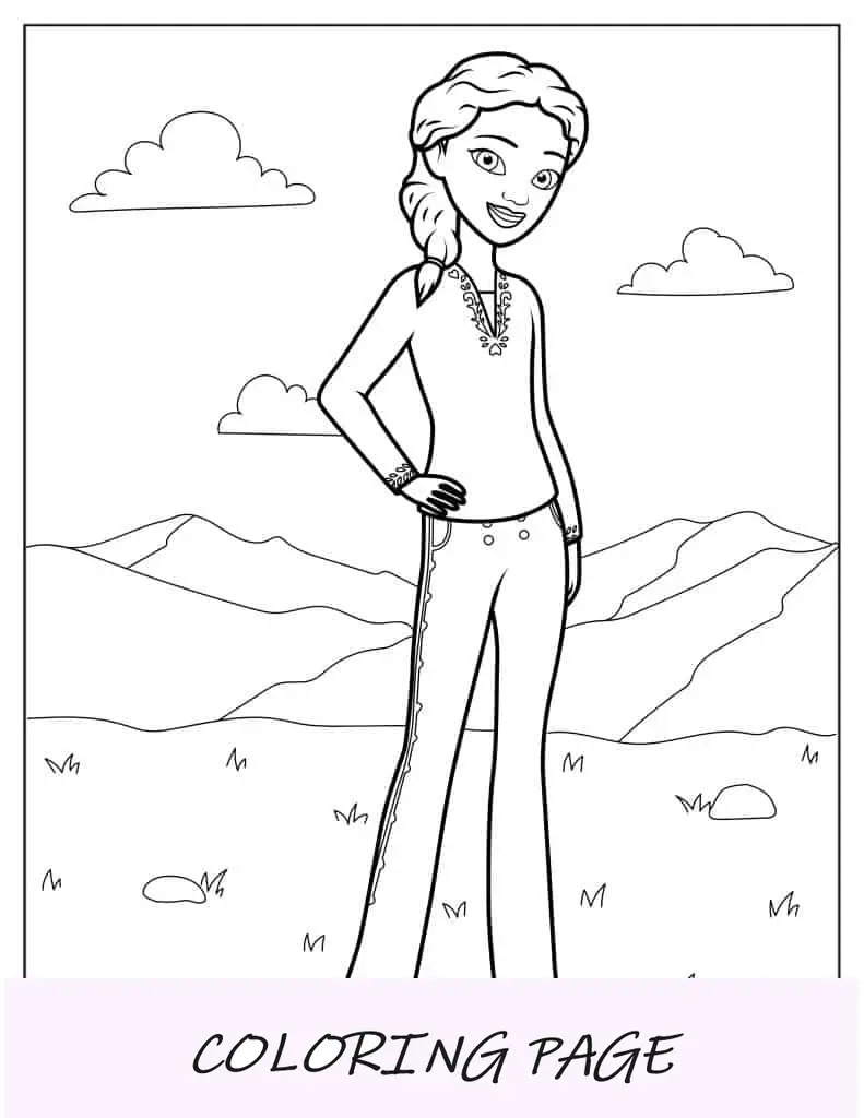 Pru Granger Página para colorear