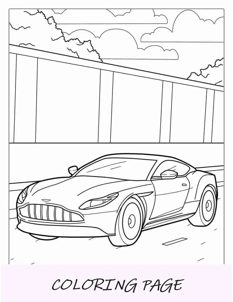 Carro esportivo Aston Martin