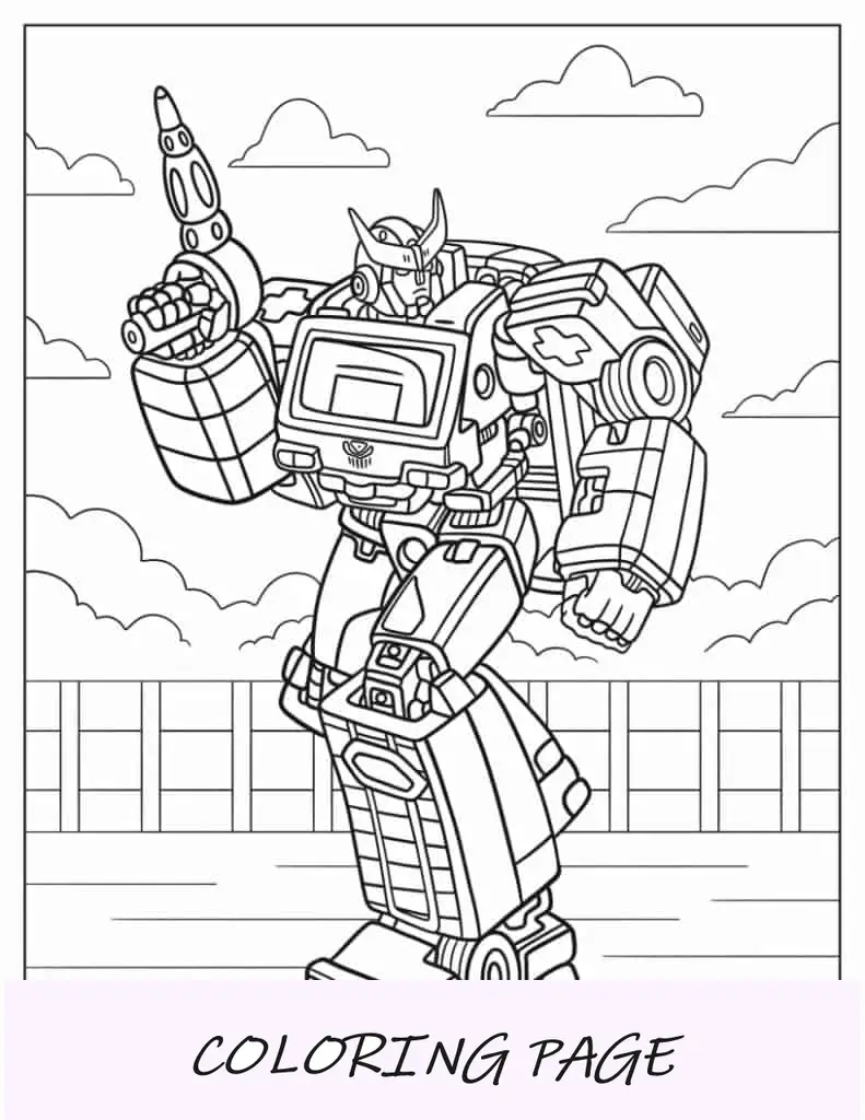 Trinquete de dibujos animados de Transformers