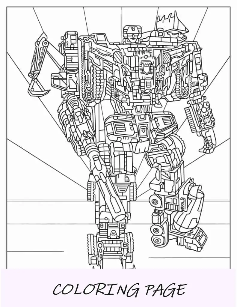 Largo recorrido detallado en forma de Autobot