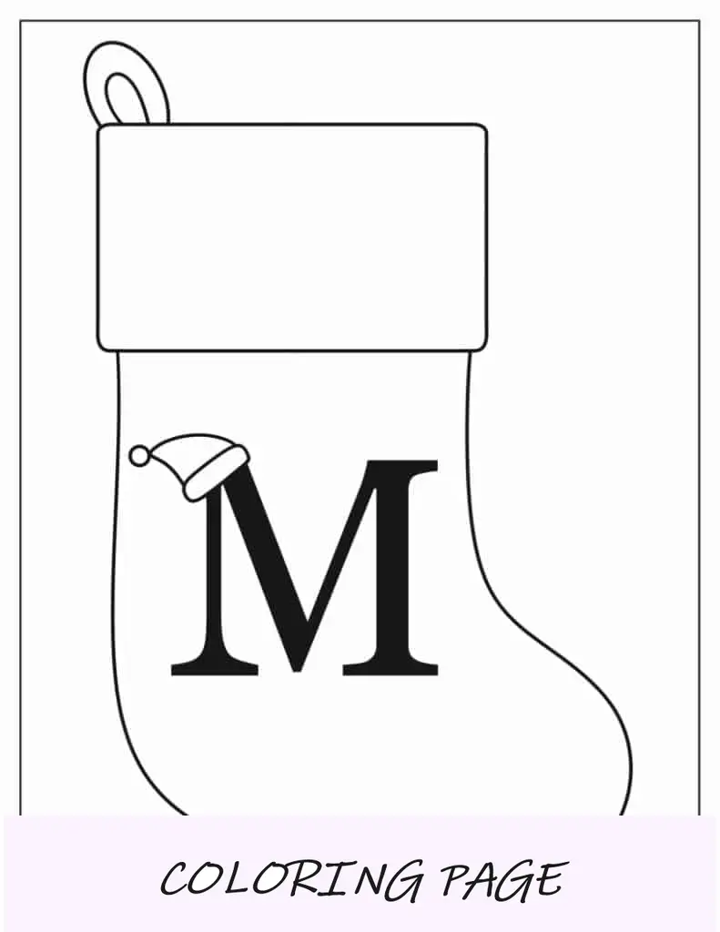 Modelo de meia letra N