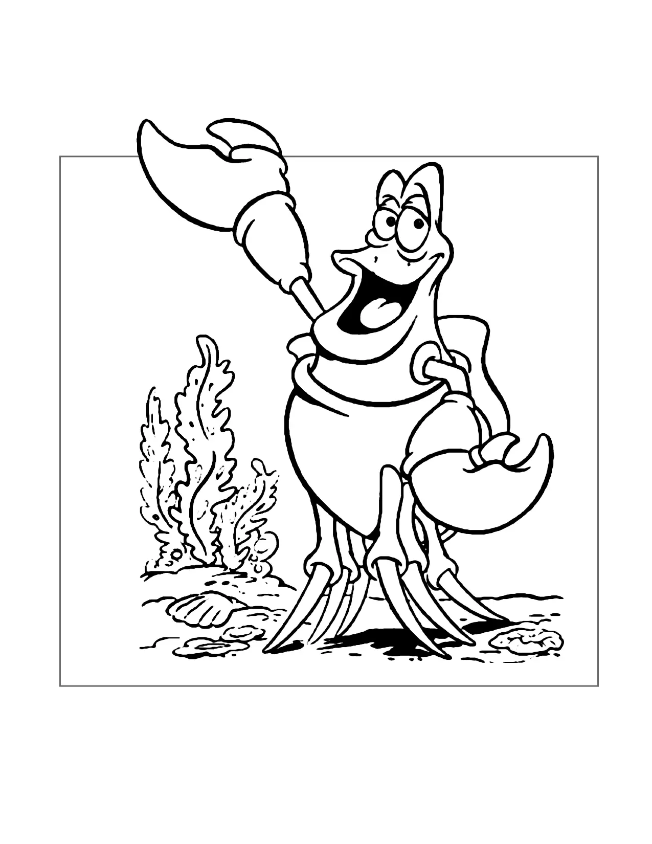 Sebastian Coloring Page