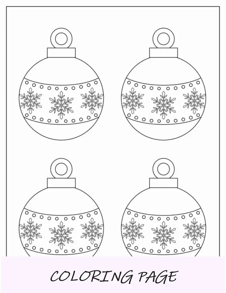 Enfeites de Natal coloridos para impressão (anjo, boneco de neve, Papai Noel, globo de neve)