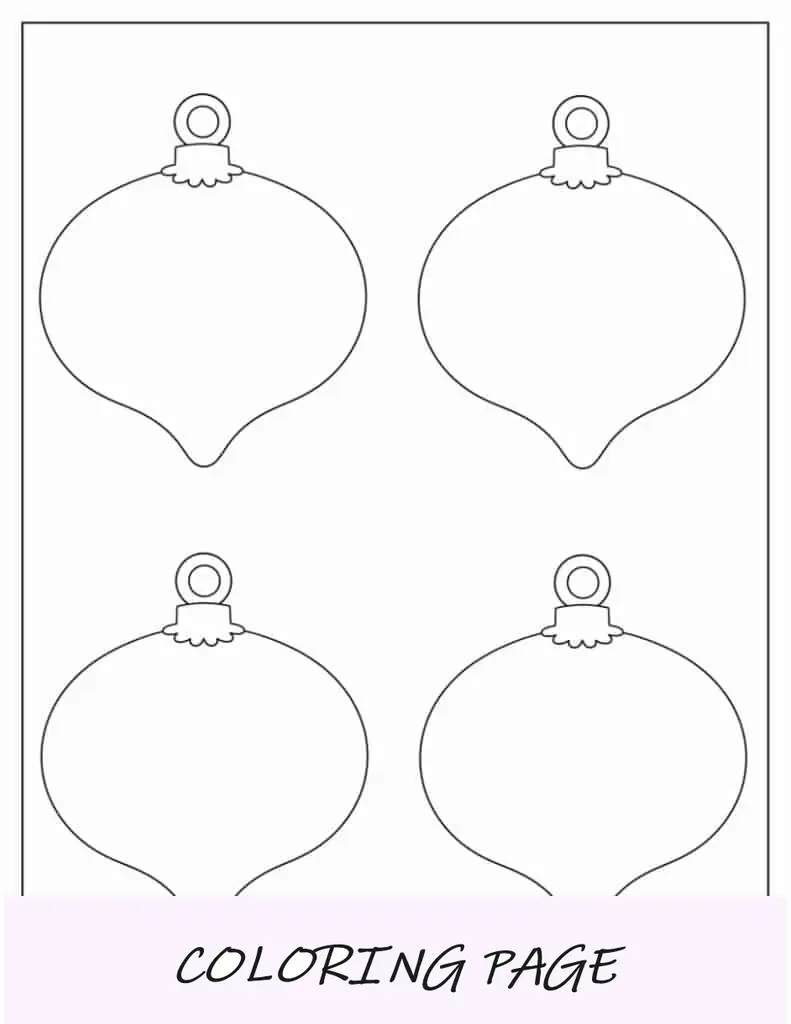 Folha para colorir de flocos de neve de Natal para impressão