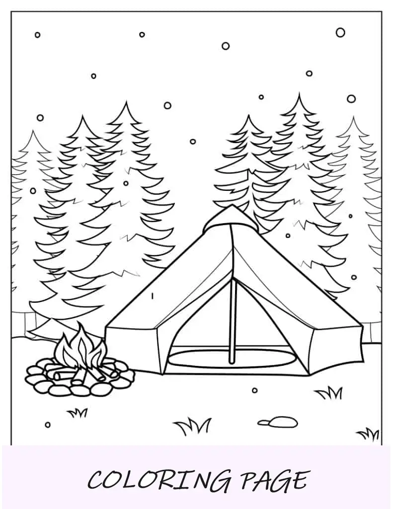 Pequena Tenda Glamping Na Floresta
