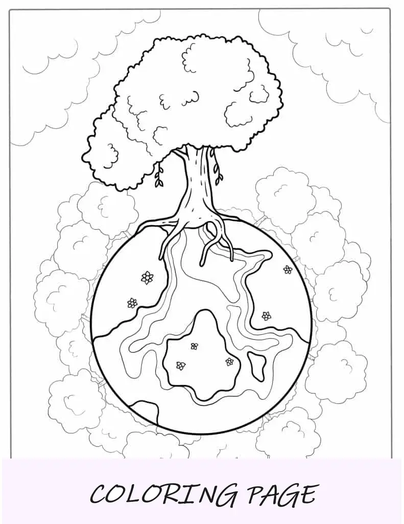 Madre Terra con l'albero della vita
