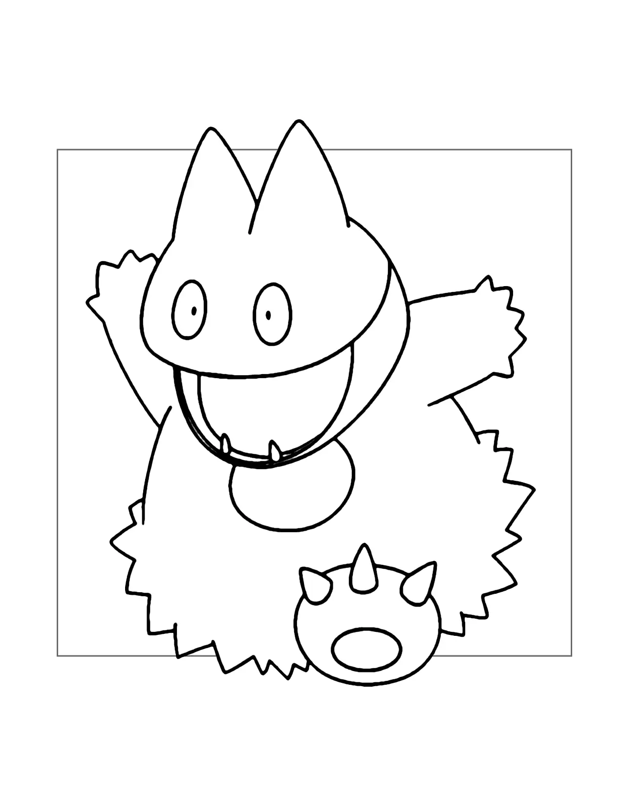 Munchlax Pokemon Coloring Page