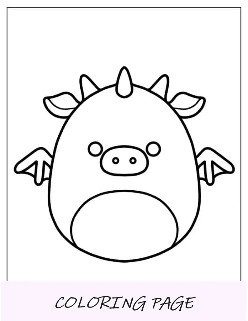 Tatiana O Dragão Squishmallow
