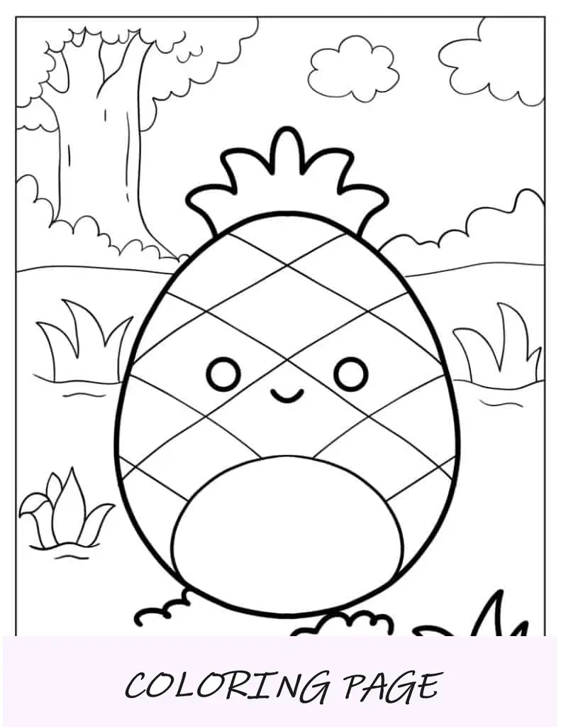 Maui, o Squishmallow de Abacaxi