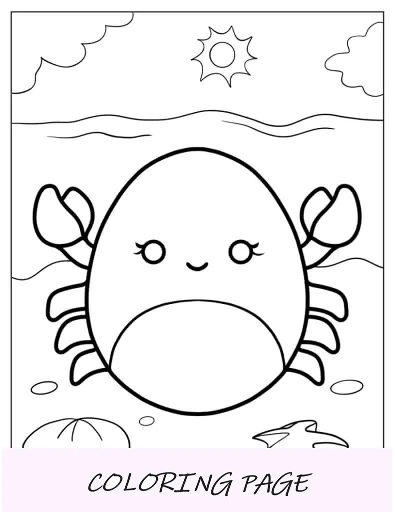 Mykii, o caranguejo Squishmallow
