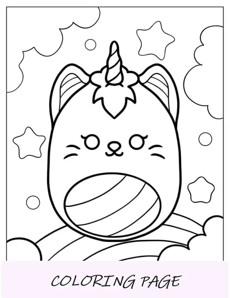 Sabrina, o Squishmallow Caticórnio