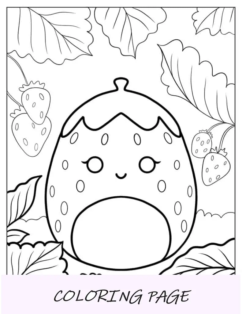 Scarlet, o Squishmallow de Morango