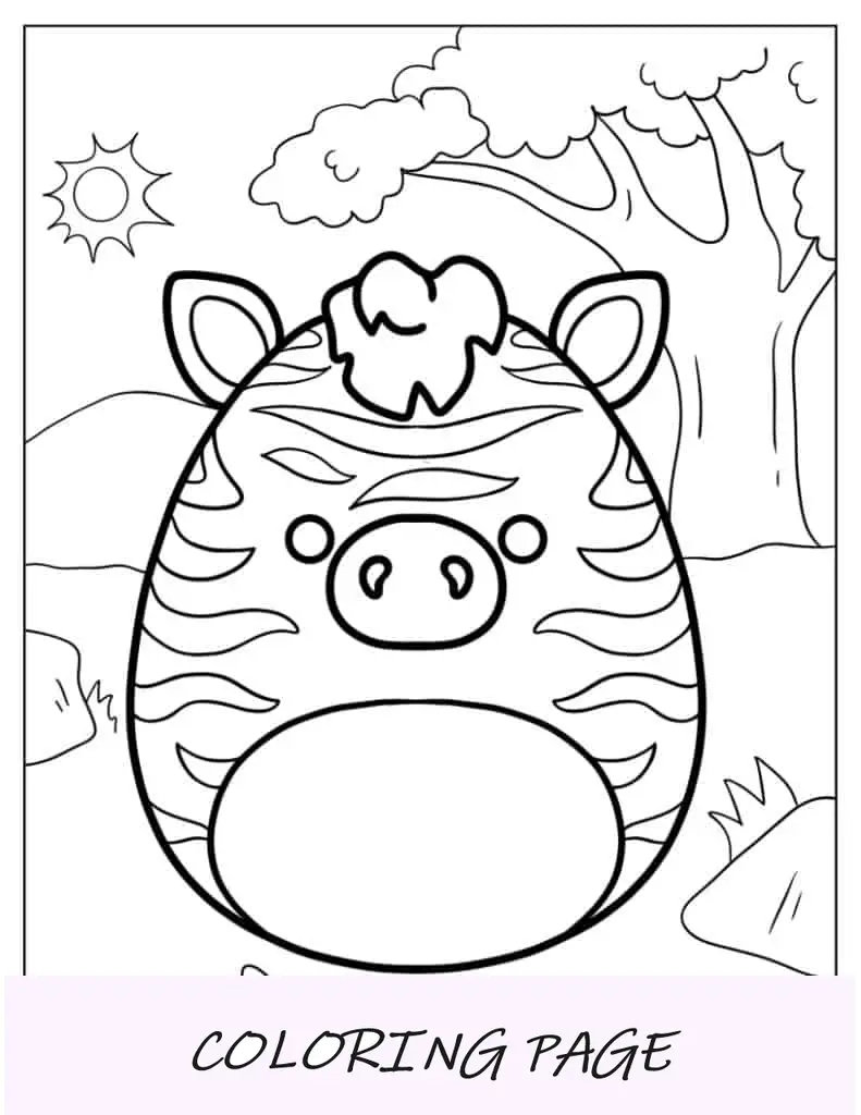 Tracey, o squishmallow zebra