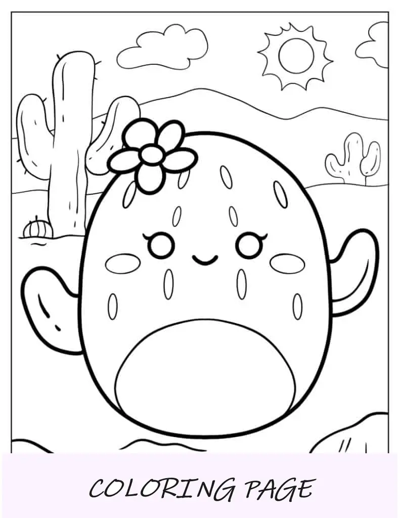 Maritza, o cacto Squishmallow