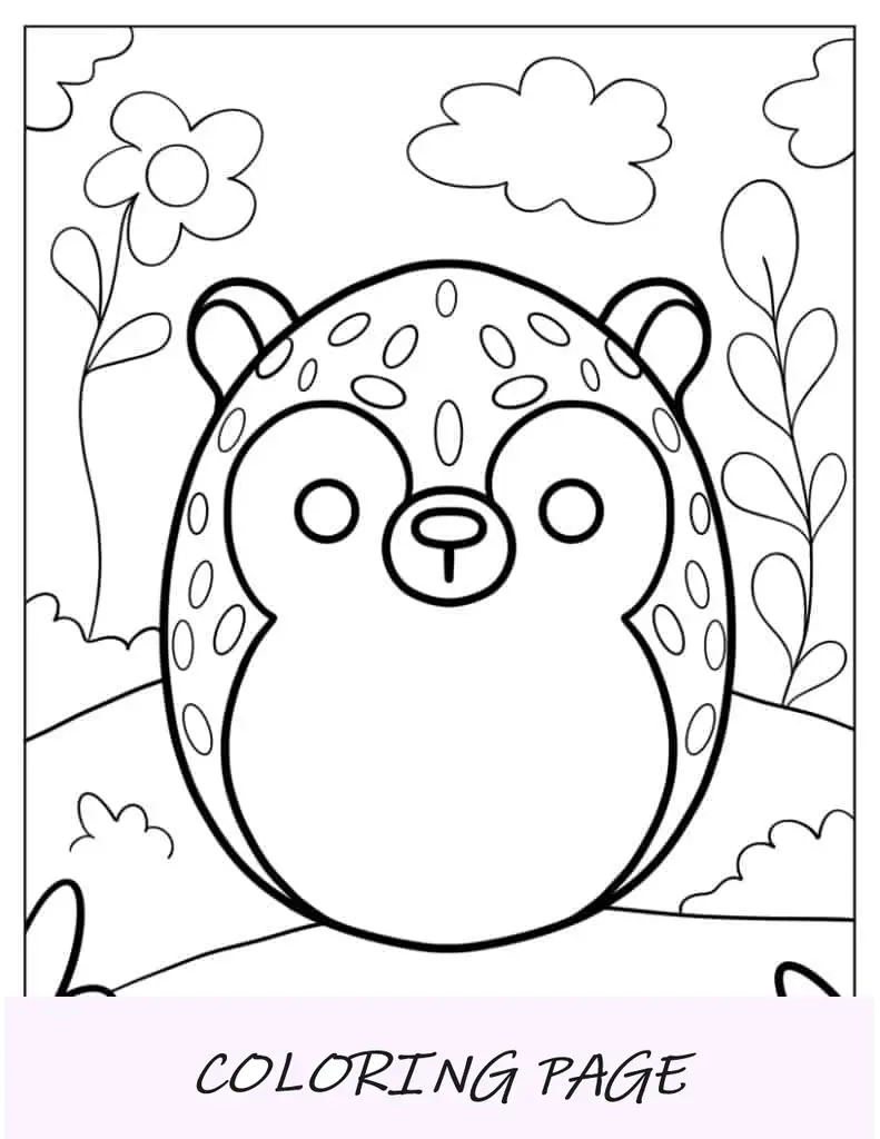 Hans, o ouriço Squishmallow