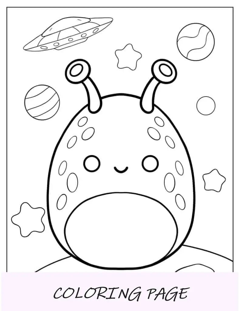 Daxzon, o alienígena Squishmallow