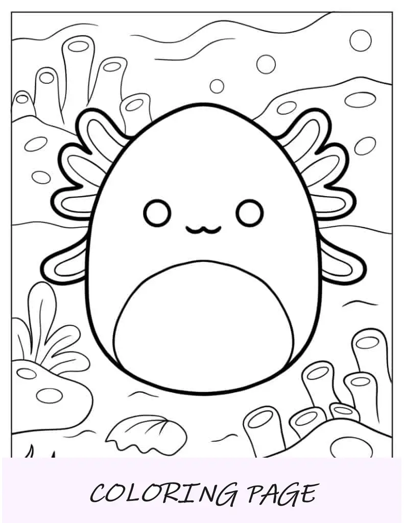 Archie, o Squishmallow Axolote