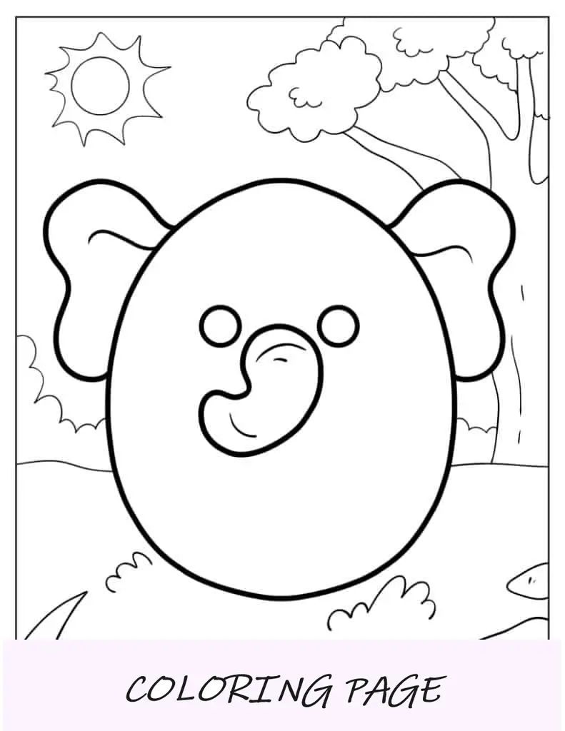 Emma, o elefante Squishmallow