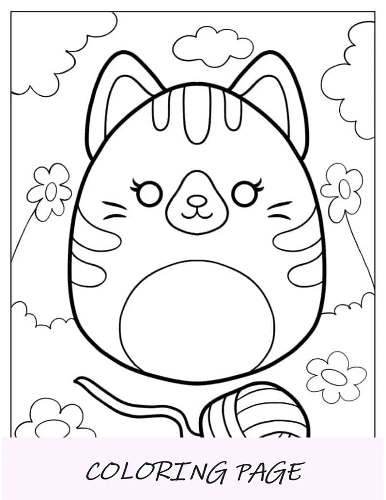 Gigi, o gato ruivo Squishmallow