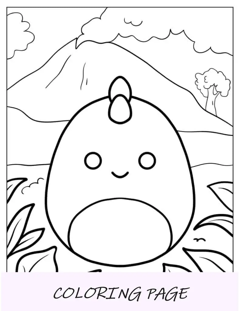 Danny, o dinossauro Squishmallow