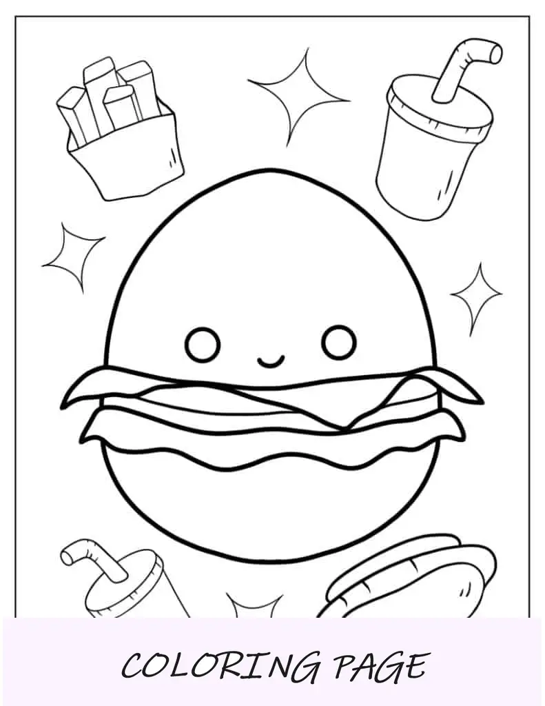 Carl, o cheeseburger Squishmallow