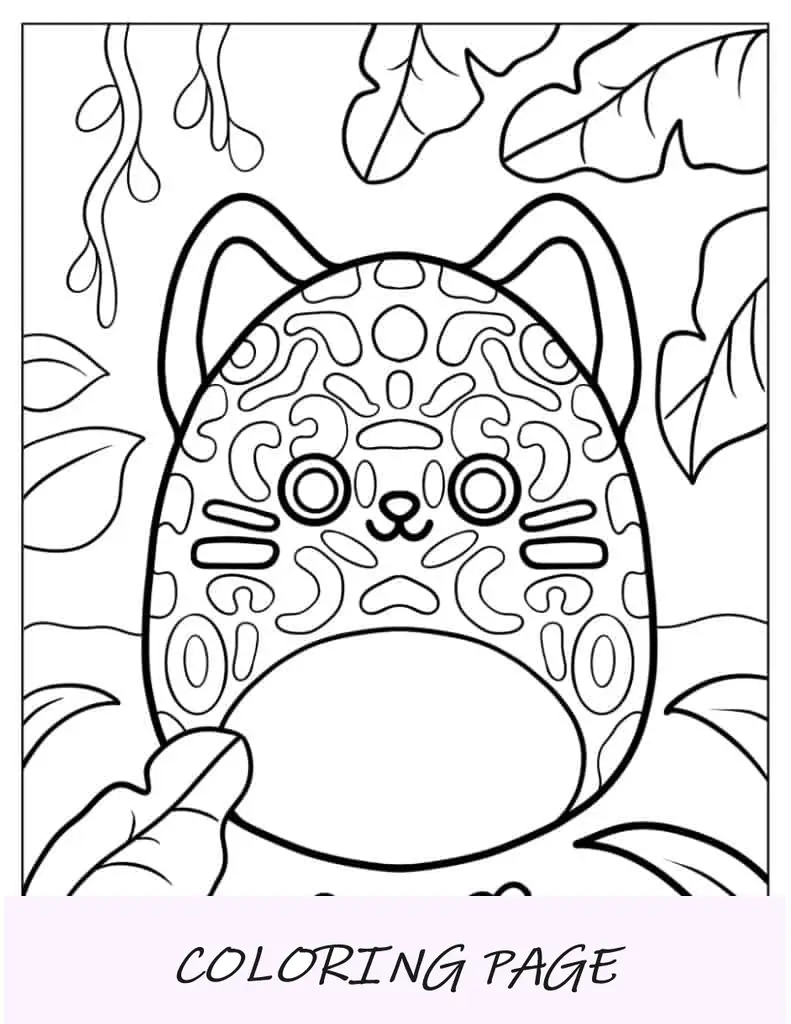Xiomara, o Squishmallow Leopardo