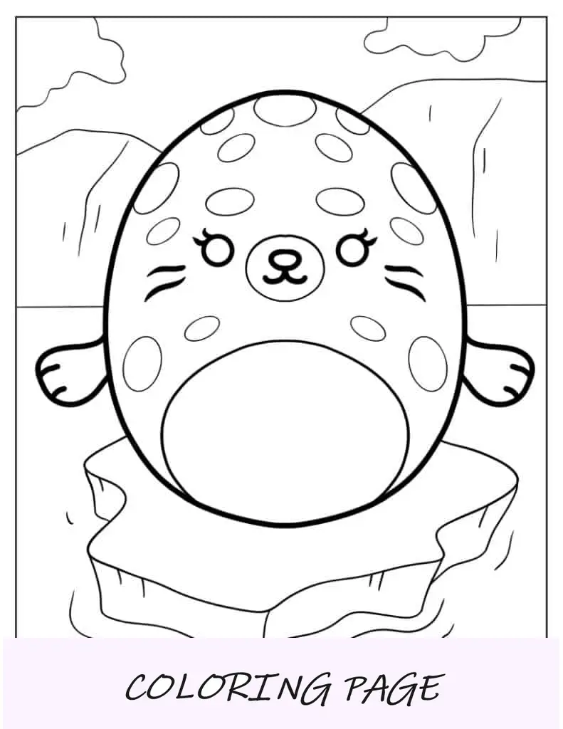 Odile, a foca Squishmallow