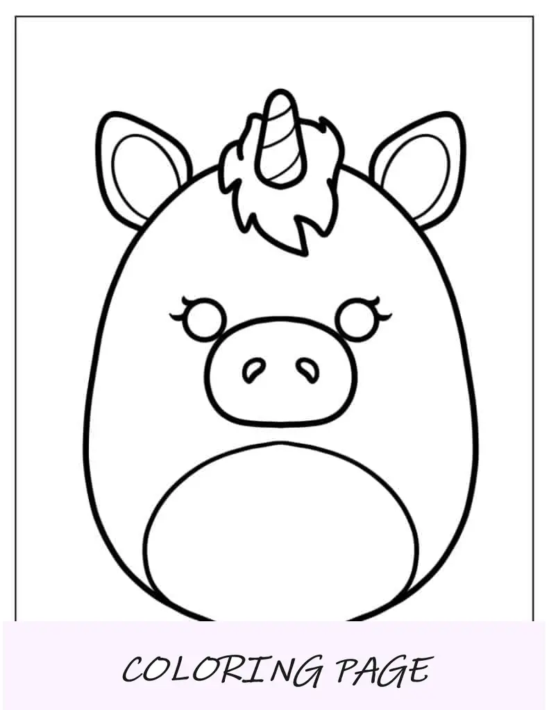 Lola, o unicórnio Squishmallow